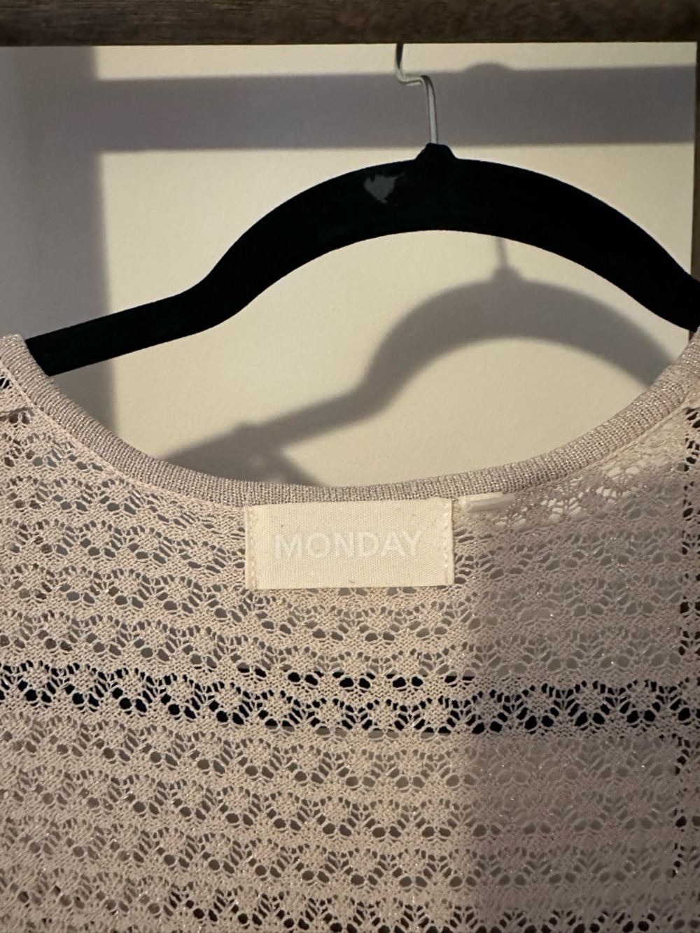 MONTEGO DRESS - IVORY SHINY TREBLE KNIT - Picture 5 of 5